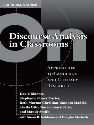 cover image of On Discourse Analysis in Classrooms